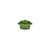 Round Green Dutch Oven dia.4" h:2" 13 oz.